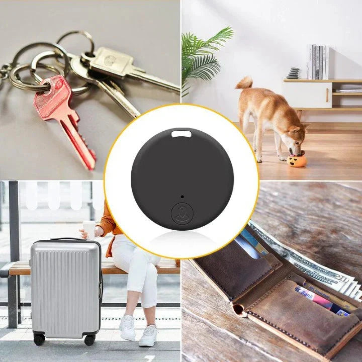 Mini Bluetooth Tracker Set of 2, 50m Range Anti-Loss Alarm