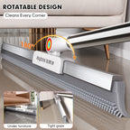 Floor Squeegee with Rubber Blade and TPE Brushes, 30 or 50 cm