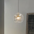 Glass Globe Pendant Light 15cm, Clear or Amber