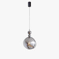 Sculptural Melt Pendant Light in Silver or Smoke Grey, 2 or 5 Globes