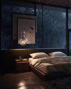 Sculptural Melt Pendant Light in Silver or Smoke Grey, 2 or 5 Globes