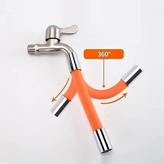 Flexible 360 Degree Tap Extender in Silicone and Stainless Steel