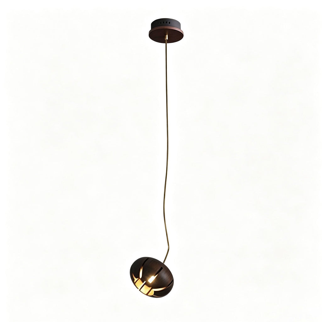 Wooden Cluster Chandelier with Multiple Lights, Warm White
