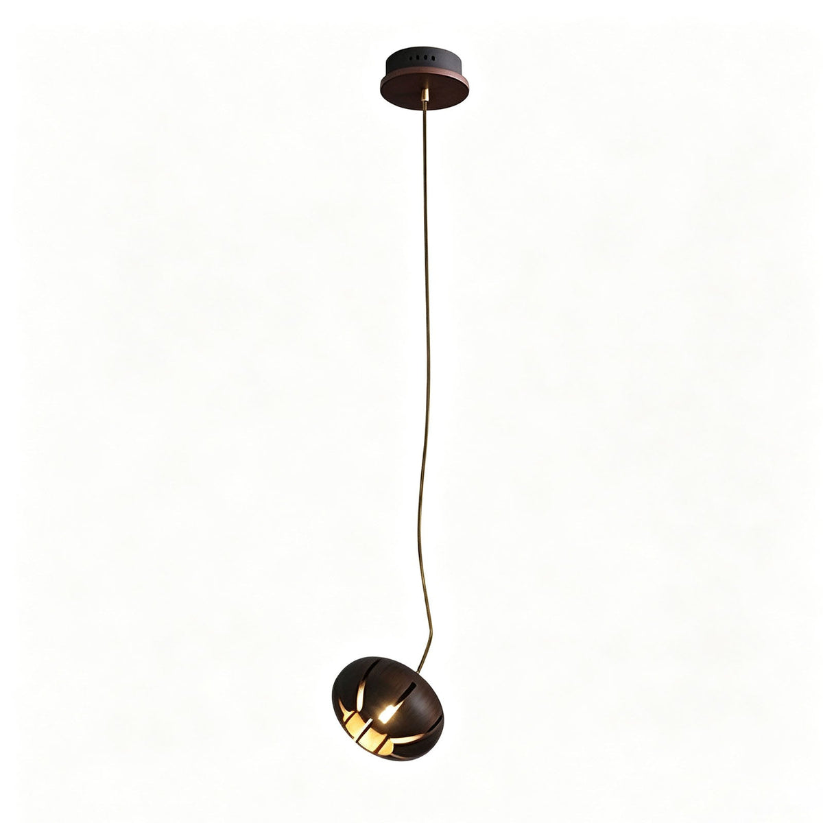 Wooden Cluster Chandelier with Multiple Lights, Warm White