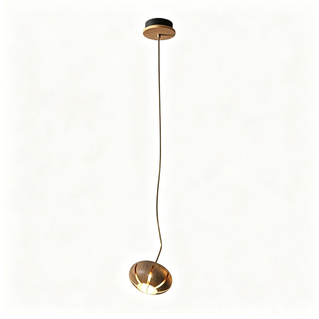 Wooden Cluster Chandelier with Multiple Lights, Warm White
