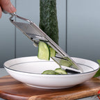 Multi-Blade Vegetable Slicer with Ergonomic Handle
