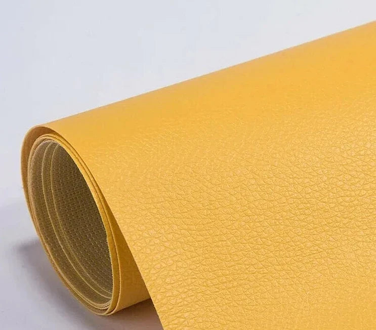 Self-Adhesive Leather Look Repair Patch, 50x138 cm, Cuttable