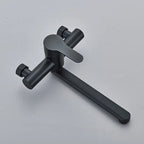 Wall Mounted Tap with Twin Handles and 360 Swivel Spout