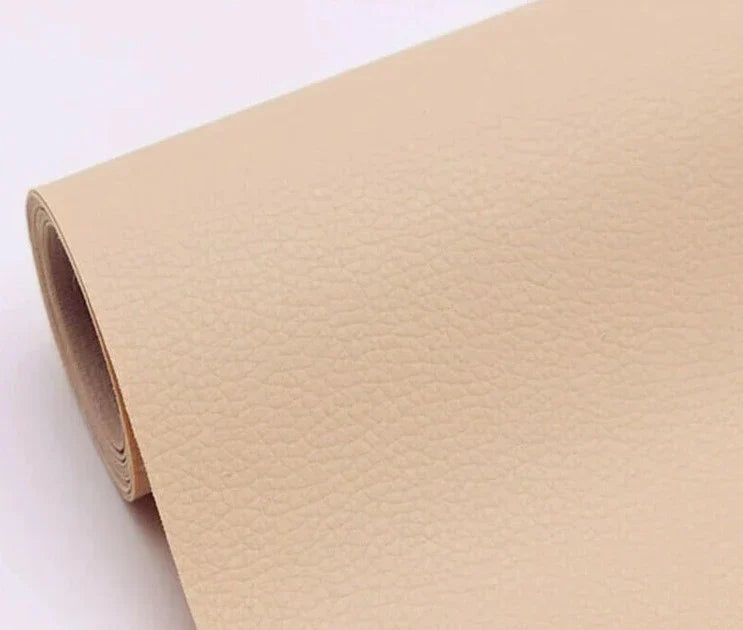 Self-Adhesive Leather Look Repair Patch, 50x138 cm, Cuttable