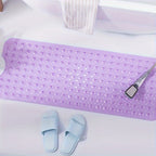 Extra-Long Non-Slip Bath Mat with Suction Cups, 101 x 40cm