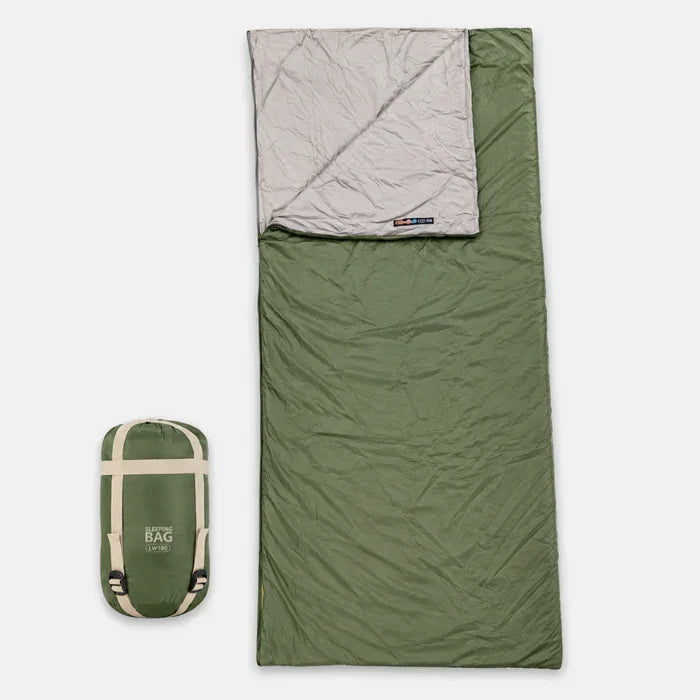 Ultralight Envelope Sleeping Bag, 190x75cm, Three Season