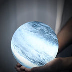 Glass Moon Lamp with Remote and 16 Colours, 12 or 15 cm