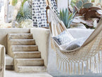 Handwoven Macrame Cotton Hammock, Double, 200x150cm