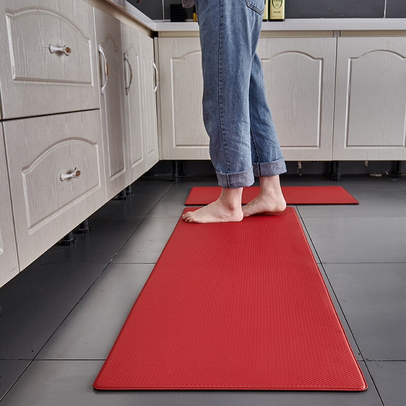 Anti-Fatigue Kitchen Mat, Waterproof PVC Runner in Five Colours
