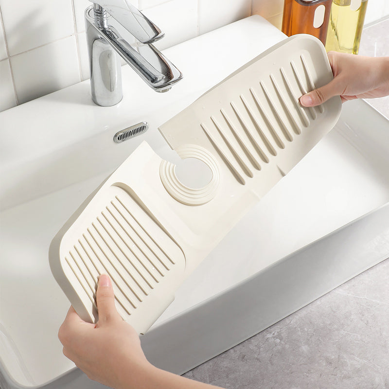 Silicone Tap Mat, Self Draining Anti Slip Sink Protector