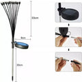 Solar Firefly Garden Light with Warm White LEDs, 33cm