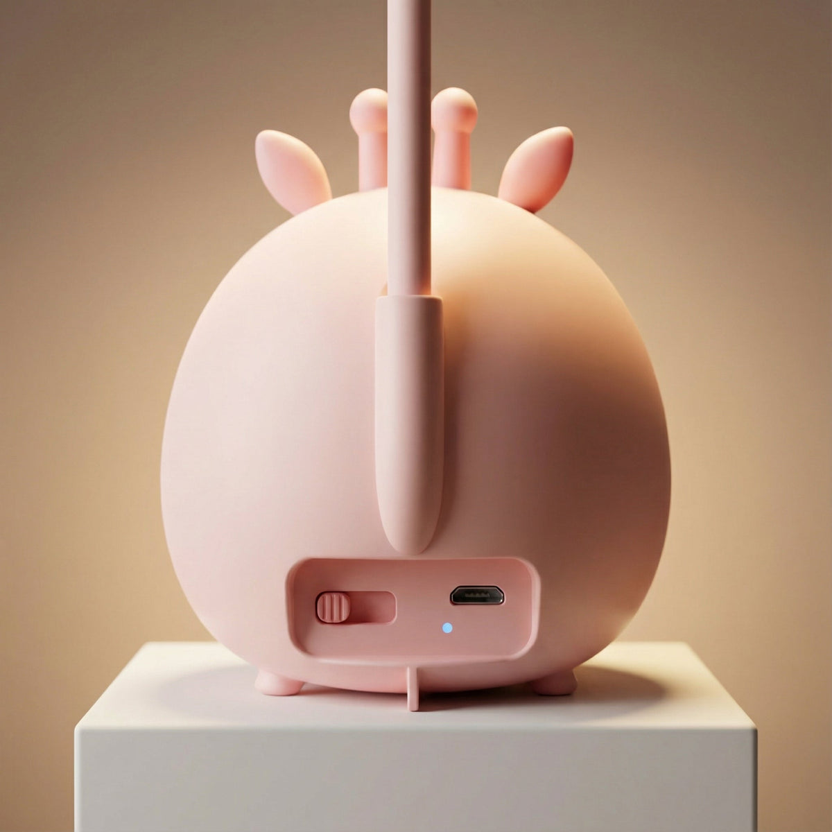 Rechargeable Kids LED Desk Lamp with Flexible Arm and Deer Motif