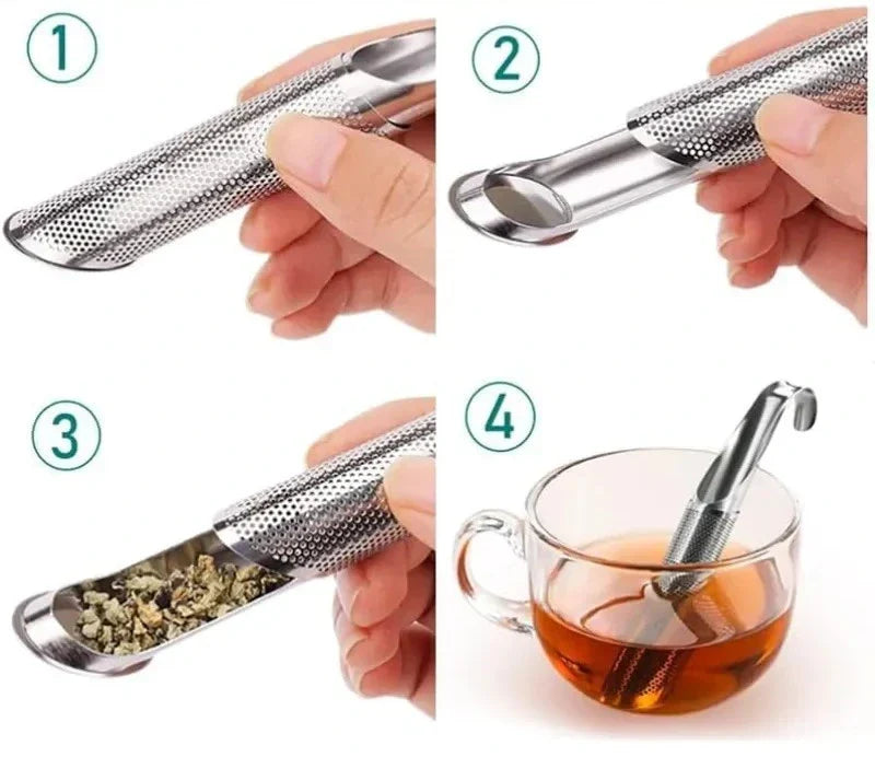 Fine Mesh Stainless Steel Tea Infuser, Set of 2