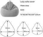 Ergonomic Bean Bag Cover, Unfilled, Washable Polyester