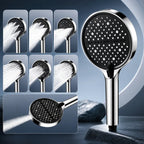Seven-Mode Handheld Shower Head with Pressure Boost