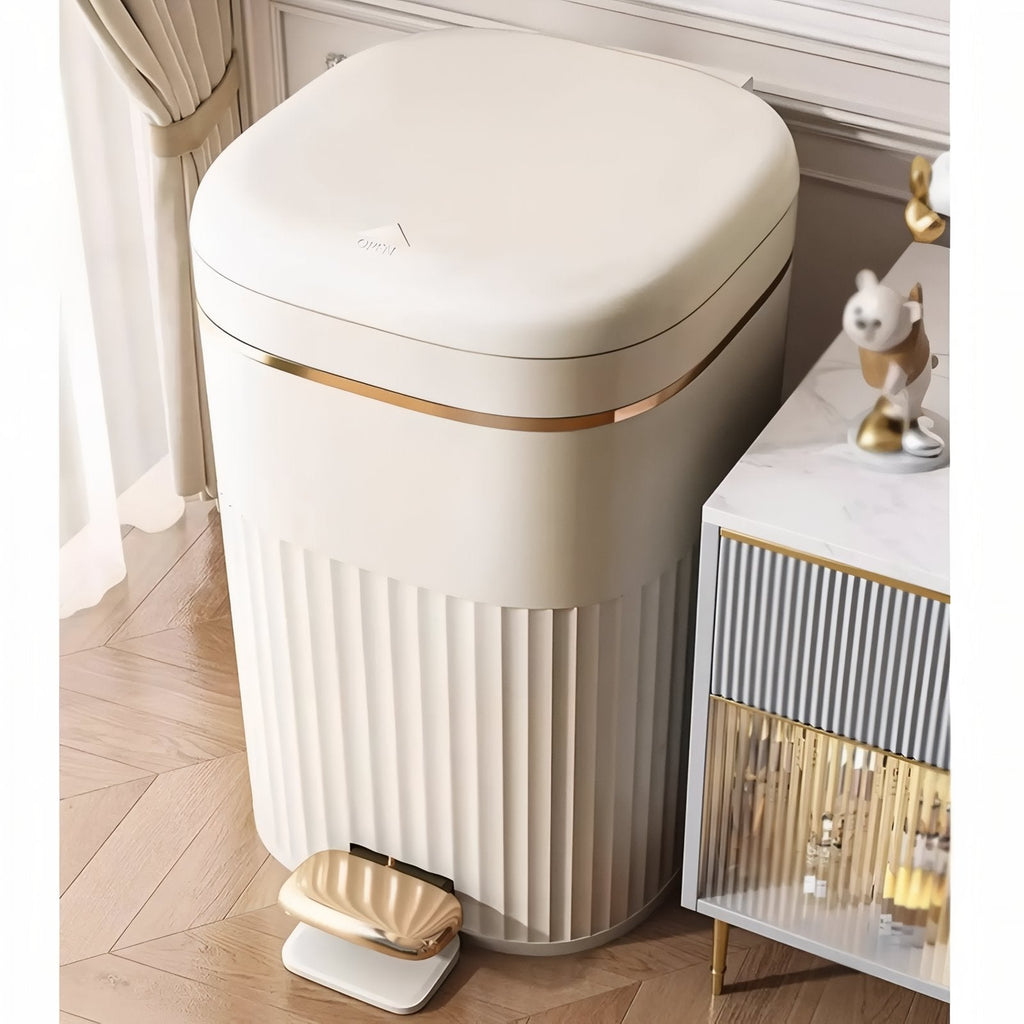 Slim Pedal Bin with Hands-Free Lid, 8L, 10L or 15L