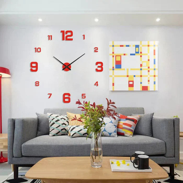 Silent Round Wall Clock, 40 to 130 cm, Quartz Movement