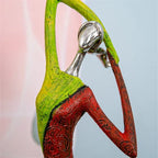 Abstract Female Figure Sculpture in Resin, Hand-Finished