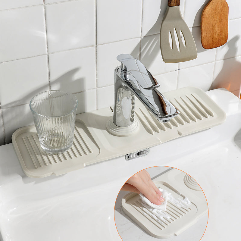 Silicone Tap Mat, Self Draining Anti Slip Sink Protector