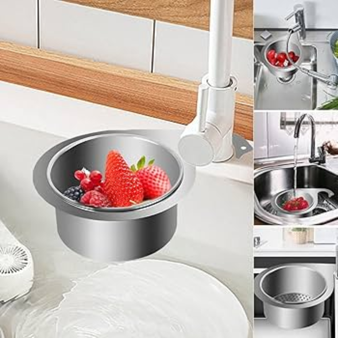 Stainless Steel Sink Strainer with Fine Mesh Filter