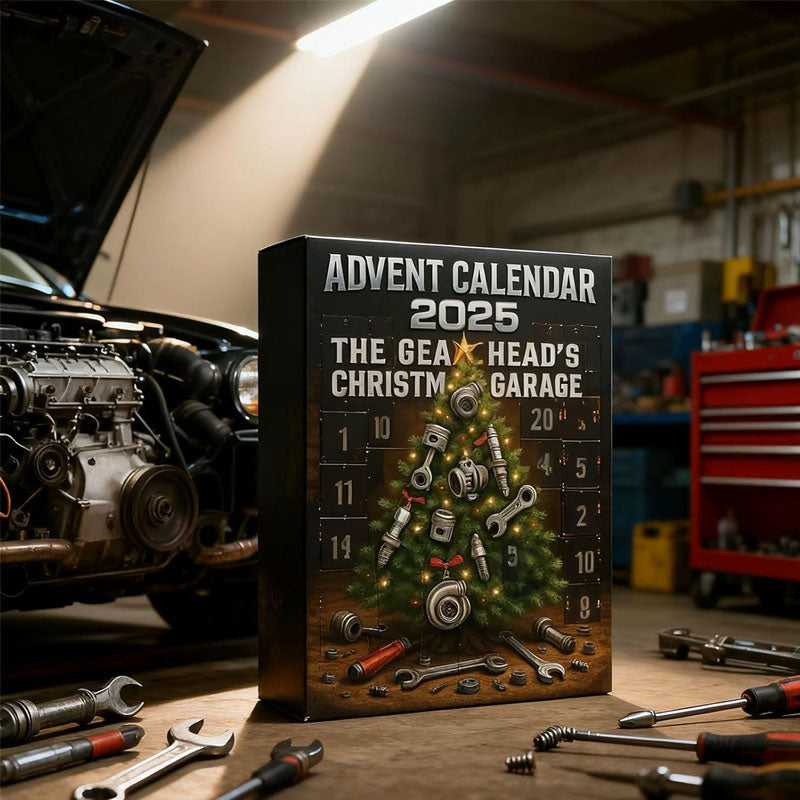 Garage Theme Advent Calendar, 24 Miniature Workshop Pieces