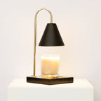 Marble-Effect Candle Warmer Lamp, Flameless Wax Melting