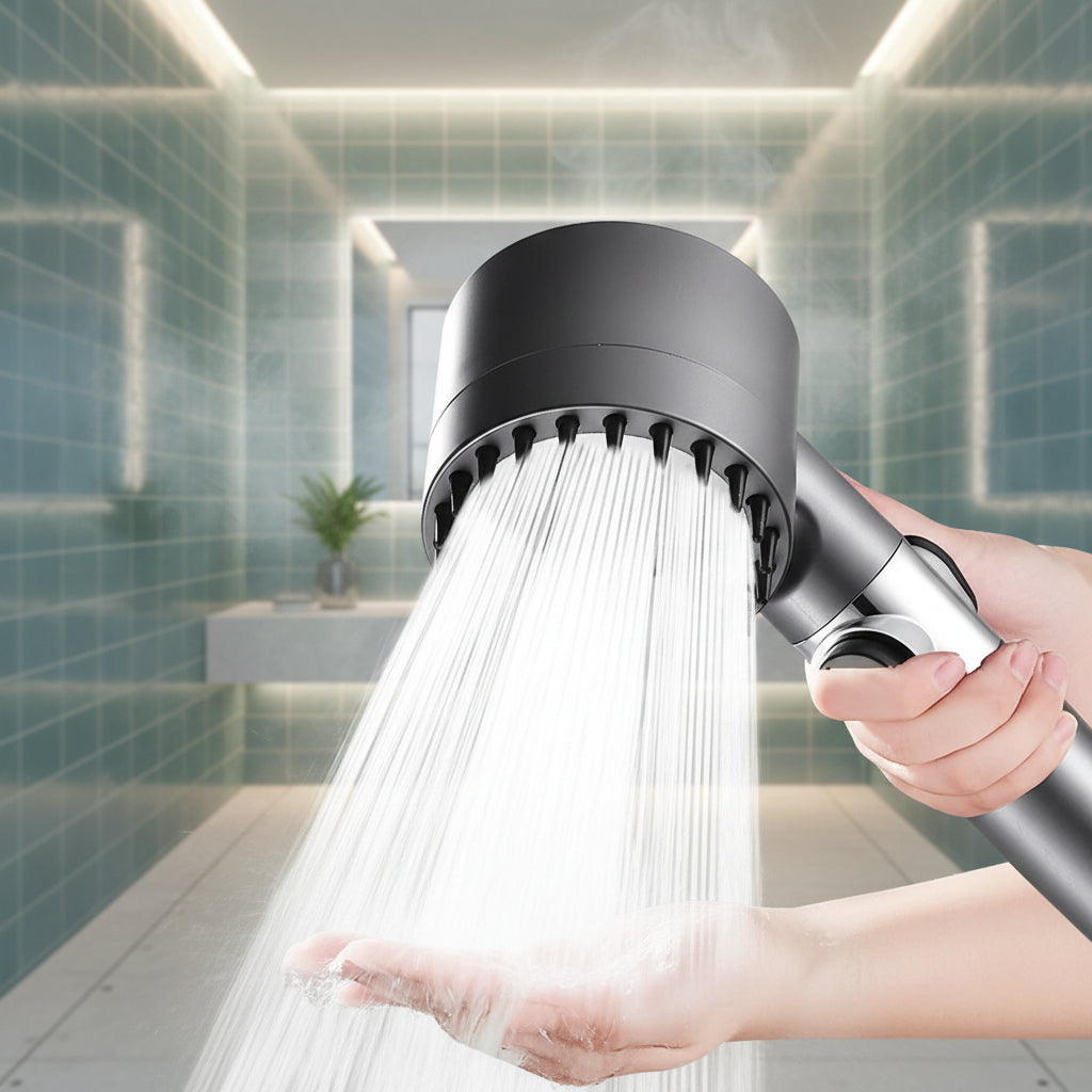High-Pressure Filter Shower Head, 9-Layer Filter, 24 x 8 cm