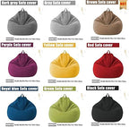 Ergonomic Bean Bag Cover, Unfilled, Washable Polyester