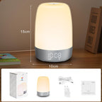 Sunrise Wake-Up Light Alarm Clock with Nature Sounds, USB-C