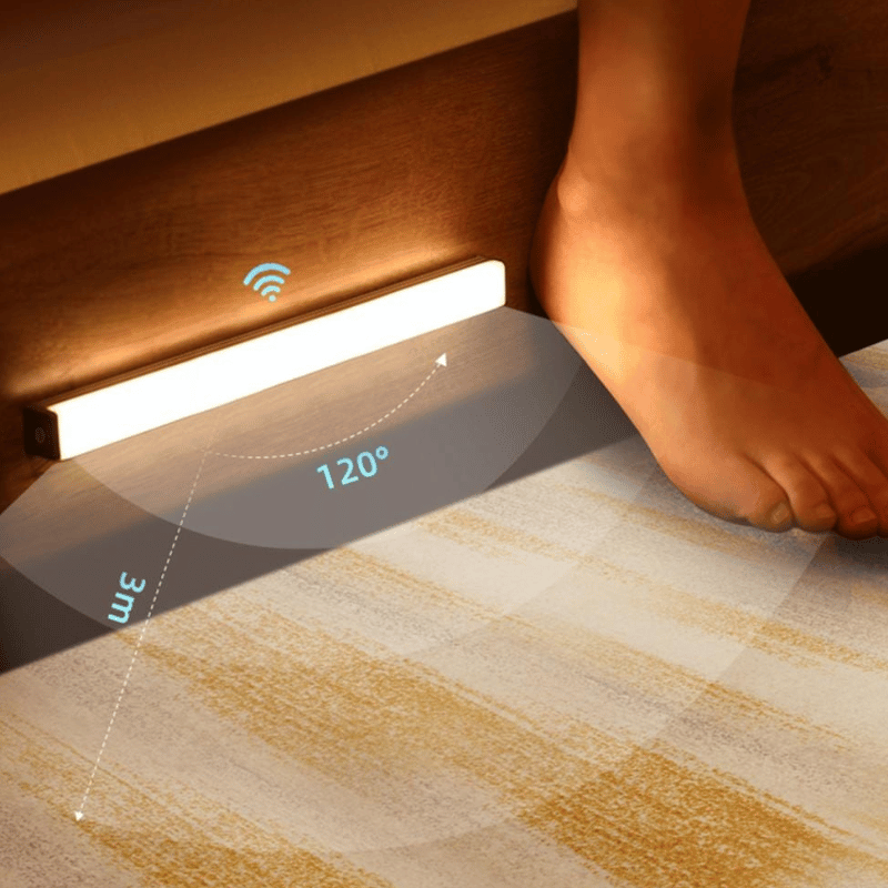 Rechargeable Motion Sensor LED Strip Light, 10 cm, Pack of 2