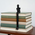 Geometric Iron Dog Sculpture, Minimalist Desk Ornament