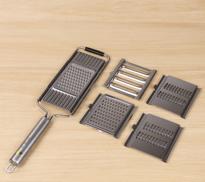 Stainless Steel Grater Set of 4 with Ergonomic Handle