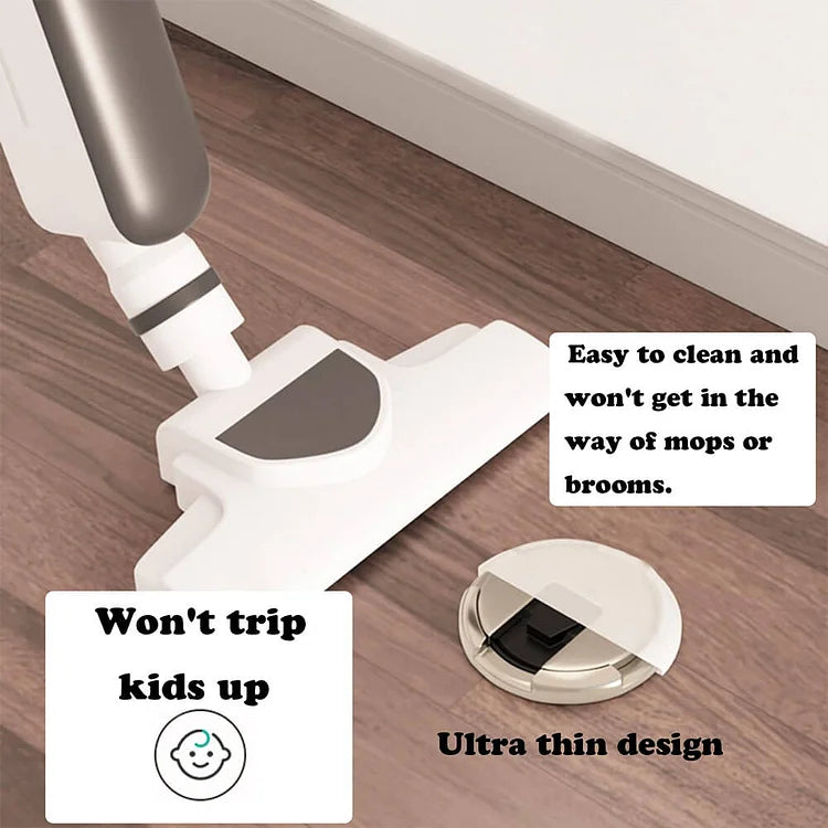 Push-Lock Floor Door Stop in Zinc Alloy, Six Finishes