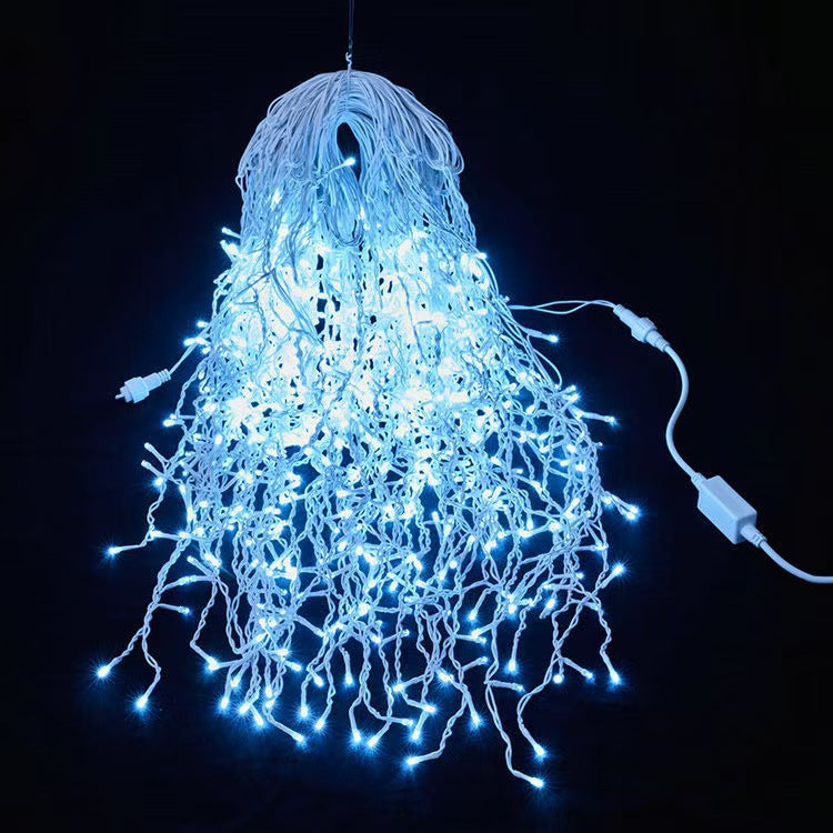 50m LED Icicle Curtain Lights, Outdoor Waterfall Effect