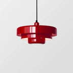Retro Metal Pendant Light with Integrated LED, Warm White 3000K