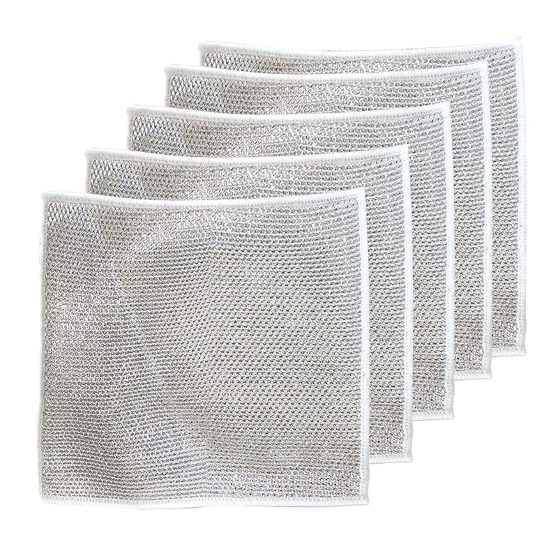 Nylon Microfibre Dish Cloths, Non-Scratch, Packs of 3 to 40