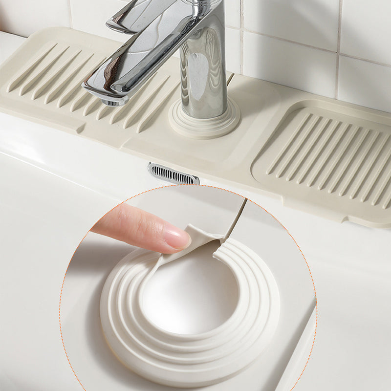 Silicone Tap Mat, Self Draining Anti Slip Sink Protector