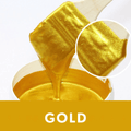 Metallic Leaf Paint in Gold or Silver with Brush, 200g