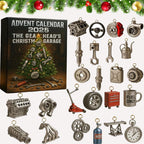 Garage Theme Advent Calendar, 24 Miniature Workshop Pieces