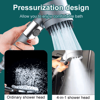 High-Pressure Filter Shower Head, 9-Layer Filter, 24 x 8 cm