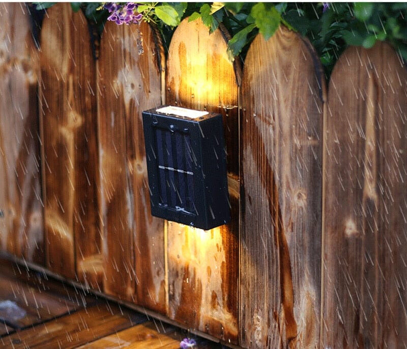 Solar Outdoor Wall Light, IP65, Set of 2