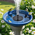 Floating Solar Garden Fountain with 6 Spray Nozzles