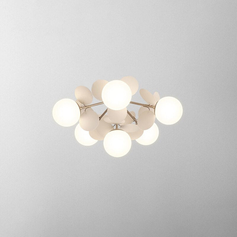 Glass and Acrylic Chandelier with G9 LEDs, 3 Colour Settings