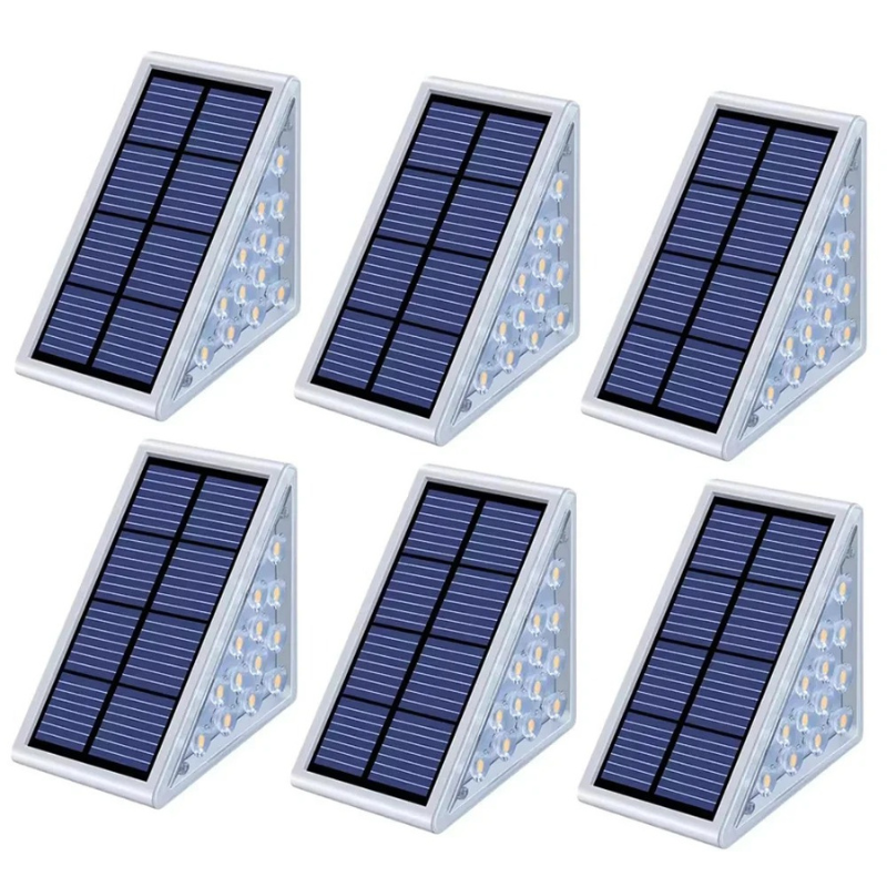 Solar Step Light with Motion Sensor, IP65, Set of 2