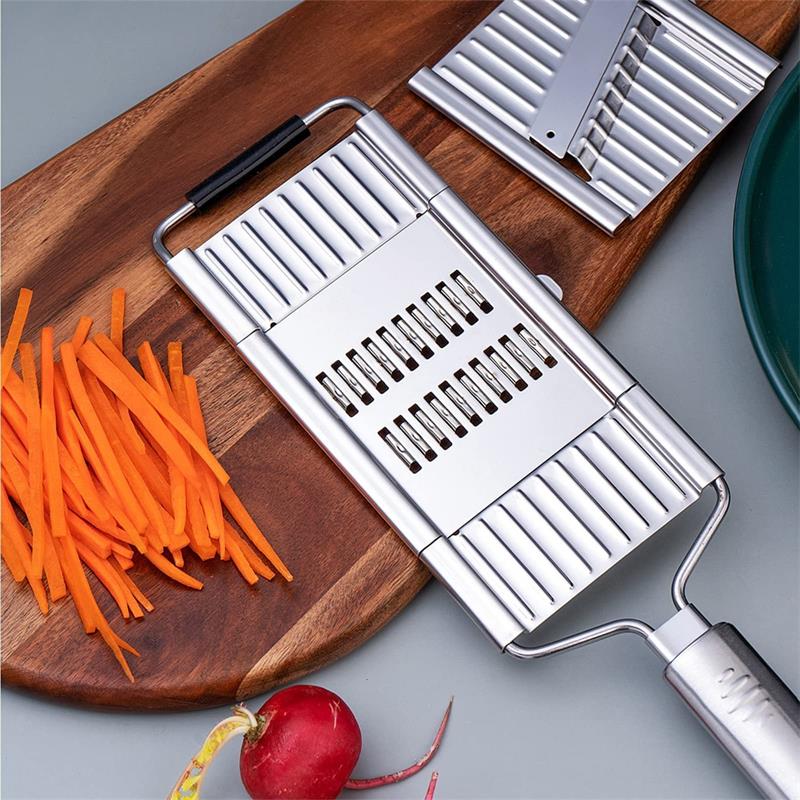 Multi-Blade Vegetable Slicer with Ergonomic Handle